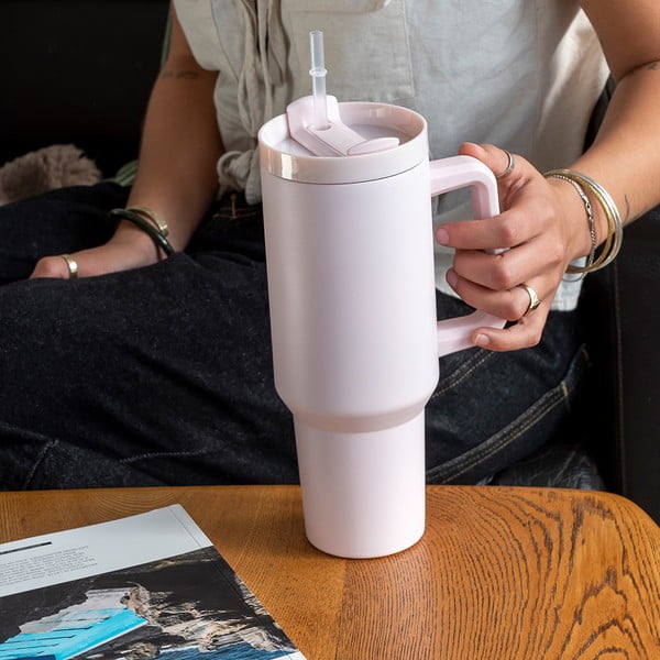 Světle růžová termoska 1,2 l – Rex London-image-1