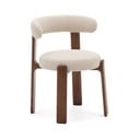 Hnědá/béžová jídelní židle z jasanového dřeva Granite – Kave Home