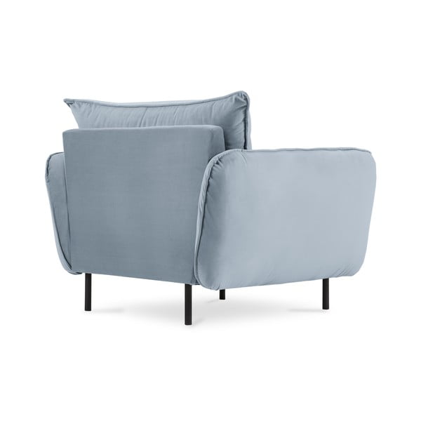 Světle modré sametové křeslo Vienna – Cosmopolitan Design-image-3