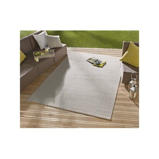 Šedý venkovní koberec NORTHRUGS Coin, 160 x 230 cm