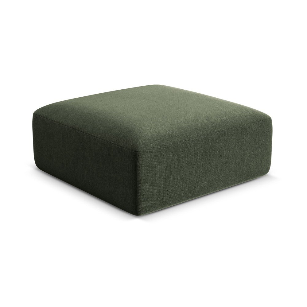 Green velvet footstool Campi – Cosmopolitan Design