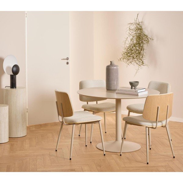 Krémová jídelní židle Owen – Actona-image-1