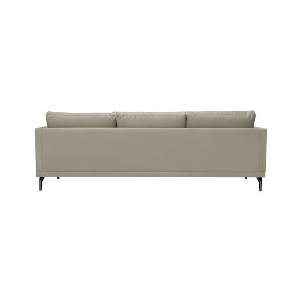 Béžová pohovka s podnožím v černé barvě Windsor & Co Sofas Jupiter-image-3