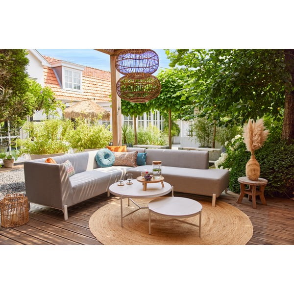 Modrý venkovní polštář Hartman Jolie, ø 40 cm-image-1