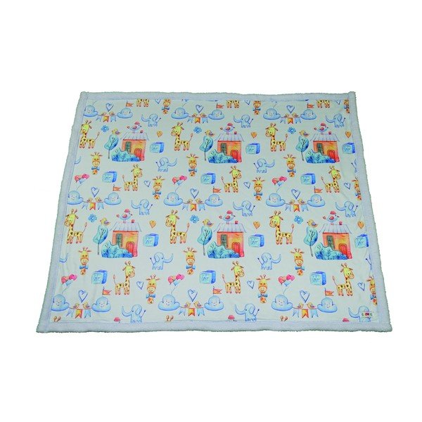 Světle modrá dětská deka 80x100 cm – OYO kids-image-2