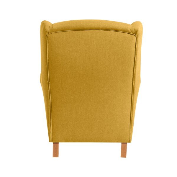 Žluté křeslo ušák Max Winzer Lorris Yellow-image-2