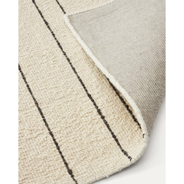 Krémový vlněný koberec 160x230 cm Micol – Kave Home-image-4