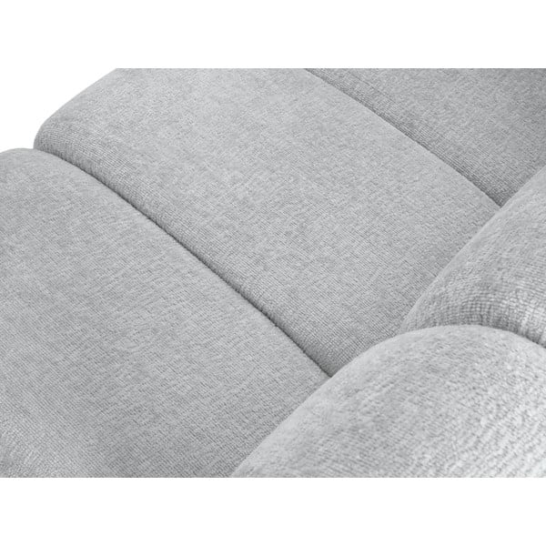 Světle šedý modul pohovky (pravý roh) Lupine – Micadoni Home-image-1