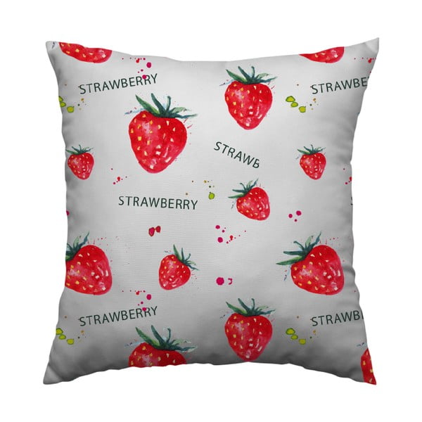 Polštář Strawberry, 40x40 cm