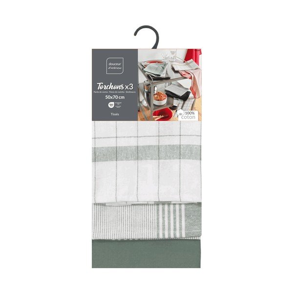 Bavlněné utěrky v sadě 3 ks 50x70 cm Vibrato – douceur d'intérieur-image-2