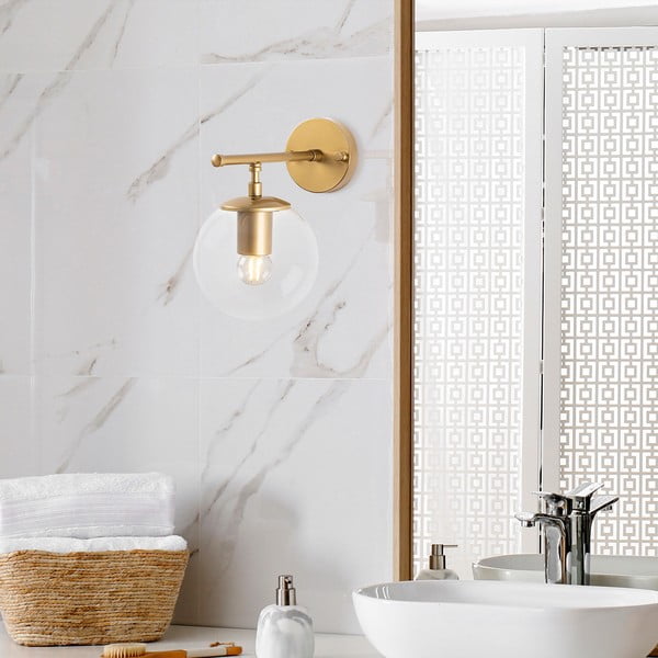 Nástěnné svítidlo v mosazné barvě Roe – Opviq lights-image-1