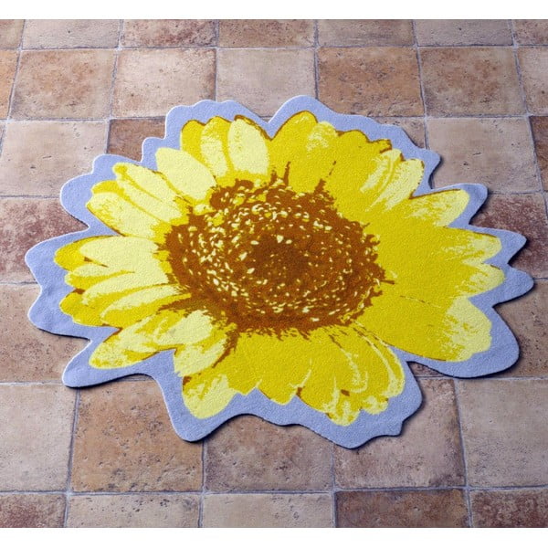 Koberec Special - žlutá květina, 100 cm