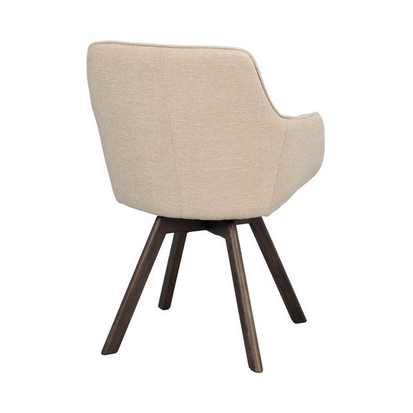 Béžová čalouněná jídelní křesla v sadě 2 ks Alison – Rowico-image-3