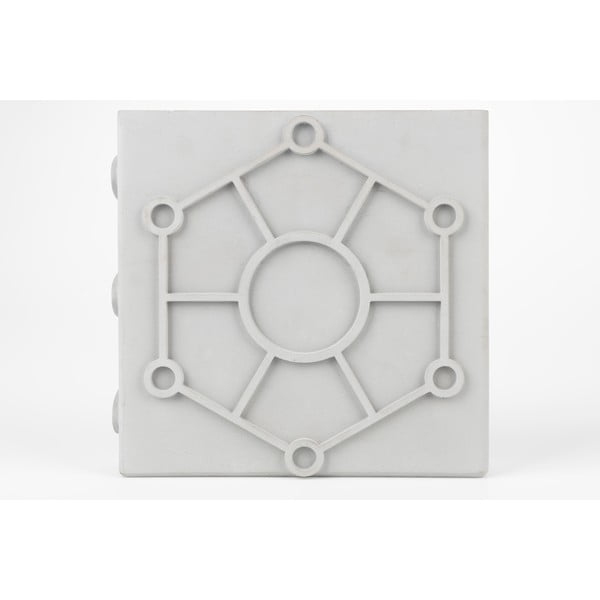 Světle šedá váza z betonu Graphic – Zuiver-image-1