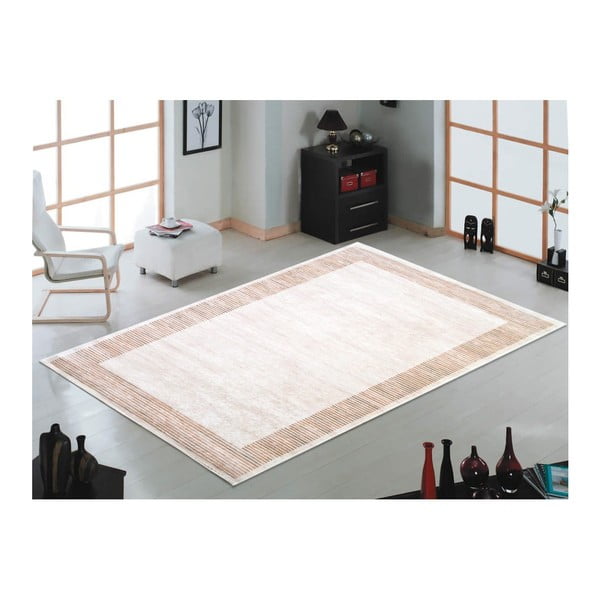 Hnědobéžový koberec Vitaus Hali Ruto, 80 x 150 cm-image-1