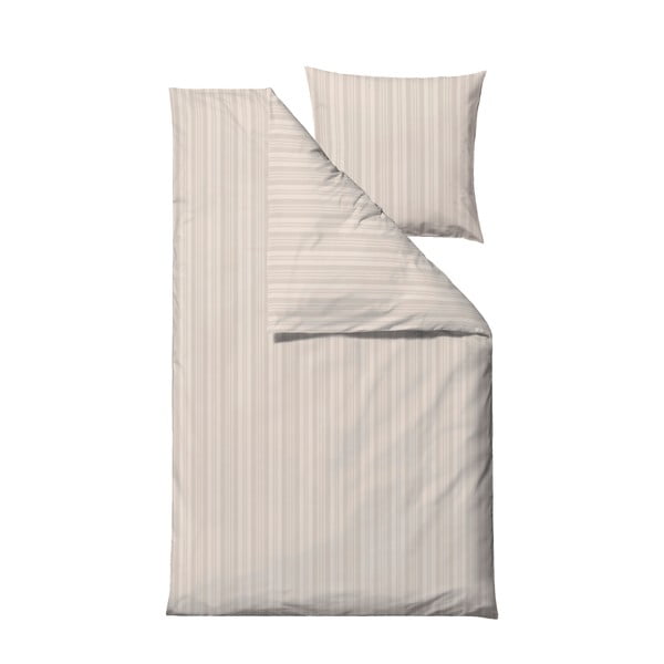 Béžové damaškové povlečení na jednolůžko 140x200 cm Noble – Södahl