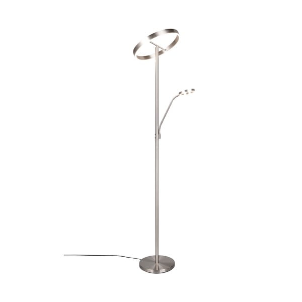 LED stojací lampa ve stříbrné barvě (výška 180 cm) Willis – Trio