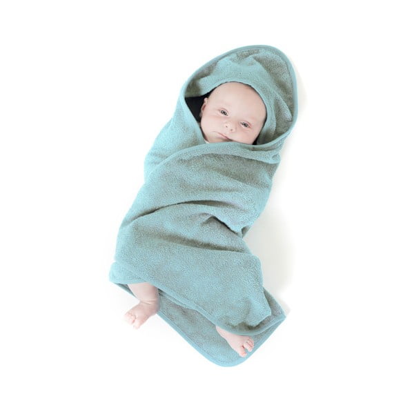 Tmavě růžová bavlněná dětská osuška 75x75 cm - Tiseco Home Studio-image-1