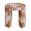 Hnědá čalouněná stolička Charlie – WOOOD