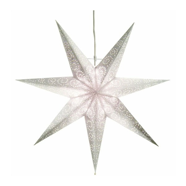 Závěsná svítící hvězda Antique Snow, 80 cm