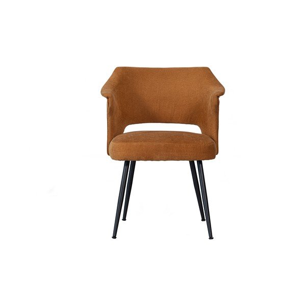 Okrově žluté sametové jídelní židle v sadě 2 ks Sits – Basiclabel -image-2