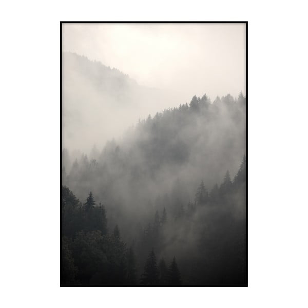 Plakát Imagioo Foggy Forest, 40 x 30 cm