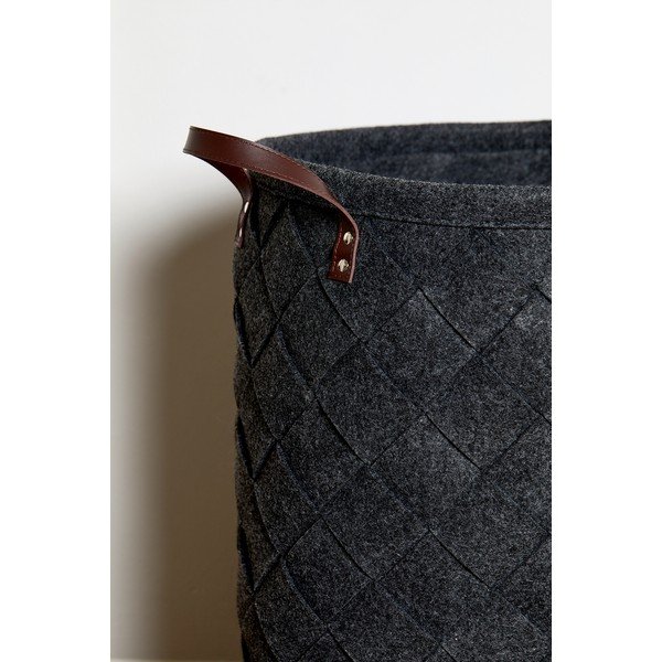 Černý koš na prádlo Wenko Trovo, objem 75 l-image-3