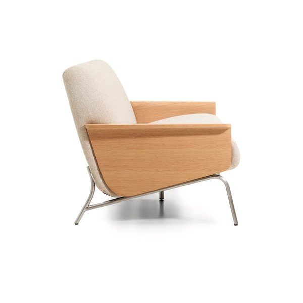 Béžová žinylková pohovka 205 cm Amsen – Kave Home-image-3