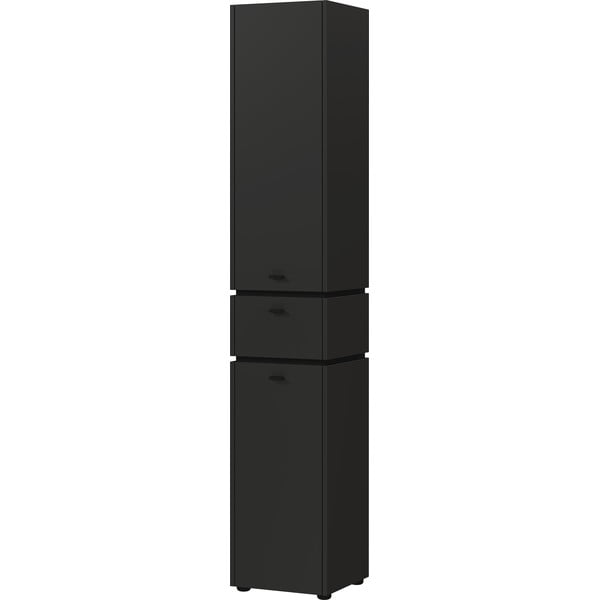Antracitová vysoká koupelnová skříňka 34x189 cm Modesto – Germania-image-1