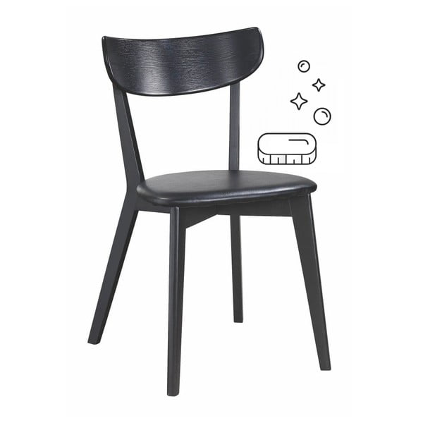 Mokré čištění a výživa šesti sedáků židlí s koženkovým čalouněním