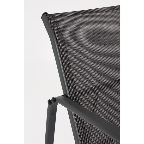 Antracitový ocelový zahradní lounge set pro 4 Gonzalo – Bizzotto-image-2