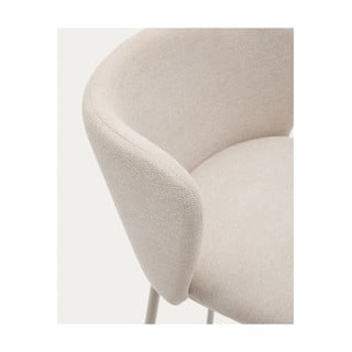Béžová barová židle (výška sedáku 75 cm) Ciselia – Kave Home