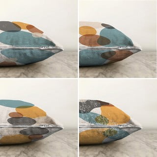 Sada 4 povlaků na polštáře Minimalist Cushion Covers Stones, 55 x 55 cm