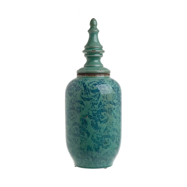 Keramická váza s víčkem InArt Chloe, 18 x 46,5 cm
