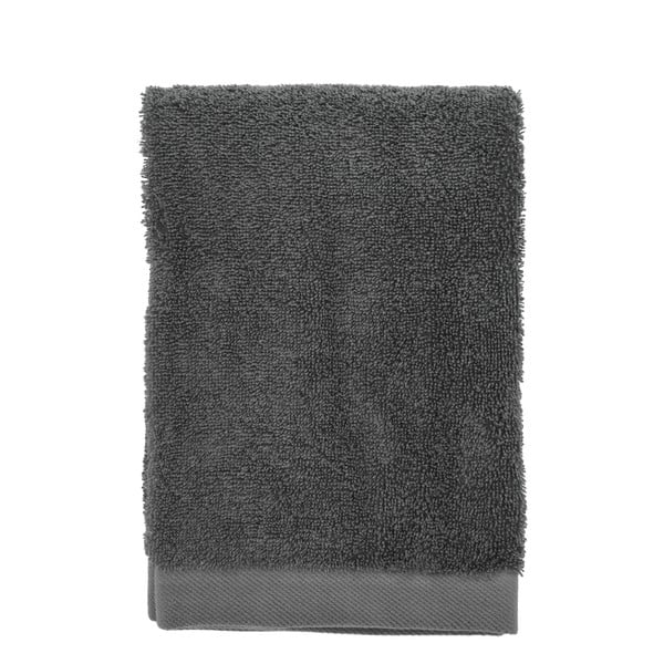 Tmavě šedá froté bavlněná osuška 70x140 cm Comfort – Södahl