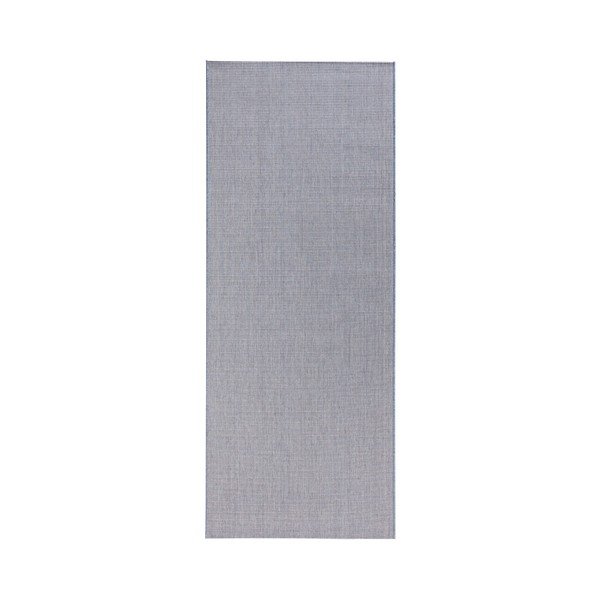 Modrý běhoun vhodný do exteriéru Bougari Match, 80 x 200 cm-image-4