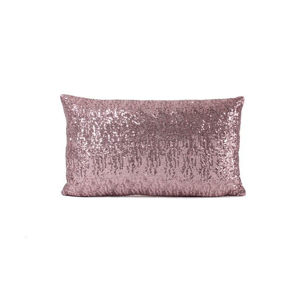Flitrovaný polštář Shiny Pink, 33x57 cm