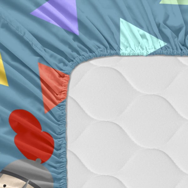 Elastické bavlněné prostěradlo Mr. Fox Knight, 70 x 140 cm-image-1