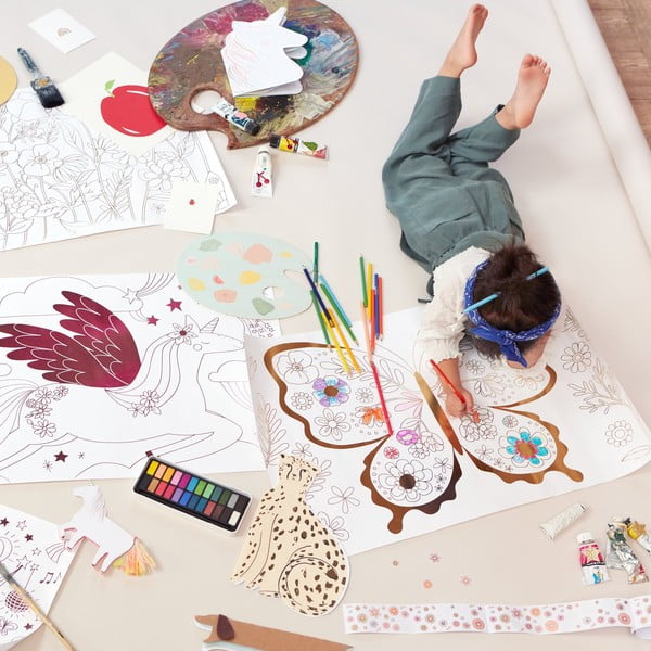 Omalovánky Butterfly – Meri Meri-image-1