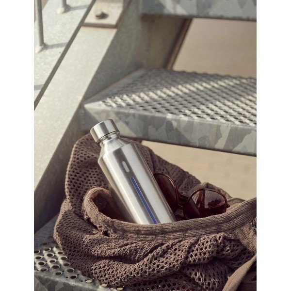 Lahev pro výrobník sody z nerezové oceli ve stříbrné barvě Brus – Stelton-image-4