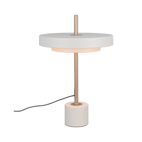 Slonovinová LED stmívatelná stolní lampa (výška 45,5 cm) Keaton – Trio
