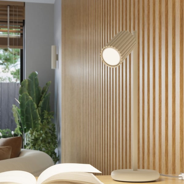 Krémové nástěnné svítidlo Gleam – Sollux-image-3