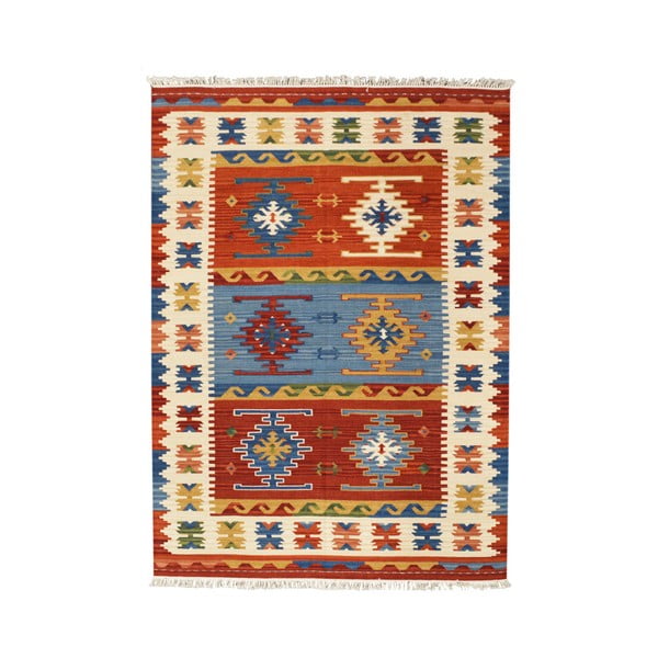 Ručně tkaný koberec Bakero Kilim Ishtar, 75x125 cm