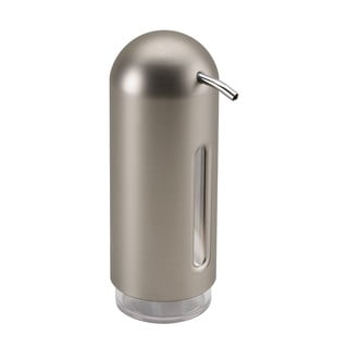 Plastový dávkovač mýdla ve stříbrné barvě 350 ml Penguin – Umbra