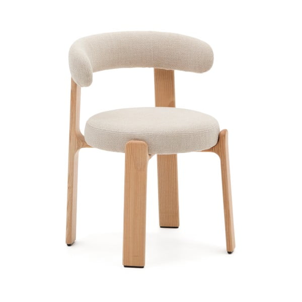 Béžová/v přírodní barvě jídelní židle z jasanového dřeva Granite – Kave Home