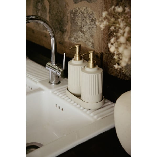 Krémový keramický stojan na mycí prostředky Heidi – Wenko-image-1