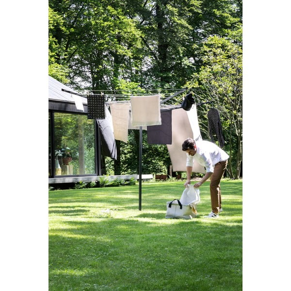 Antracitový venkovní sušák na prádlo 50 m Topspinner – Brabantia-image-3