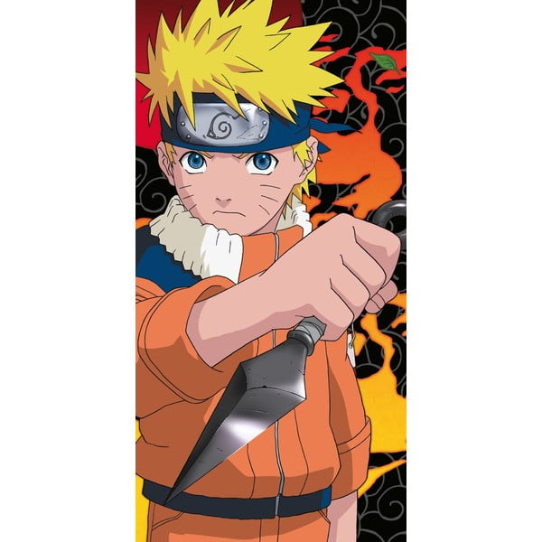 Bavlněná dětská osuška 70x140 cm Naruto Uzumaki – Jerry Fabrics