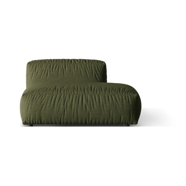 Zelený modul pohovky (pravý roh) Martina – Micadoni Home