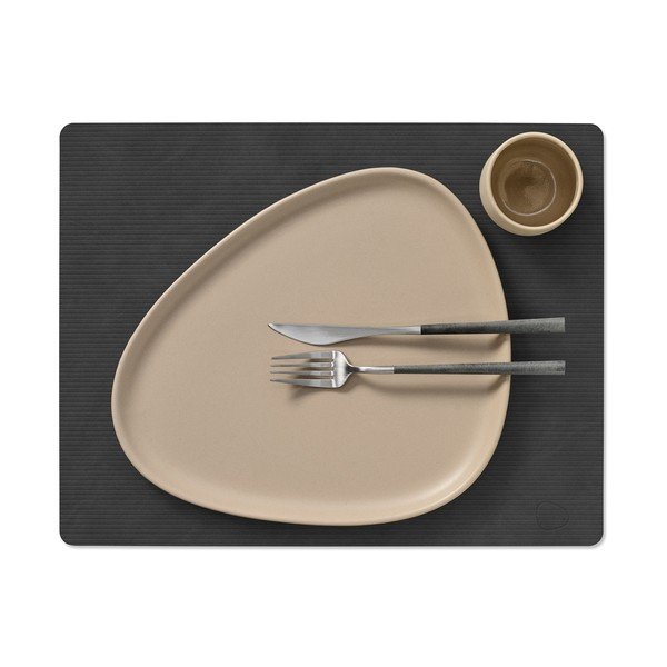 Prostírání z eko kůže 35x45 cm Square L Corduroy – LIND DNA-image-2